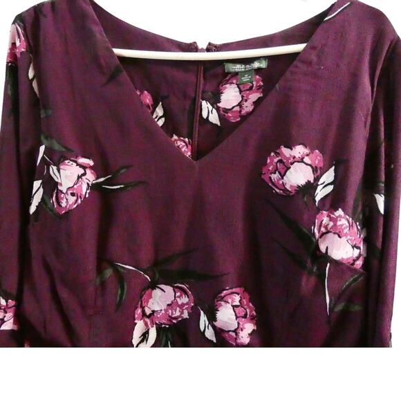 Wild Fable Women's Medium Plum Jump Suit Rayon Lightweight Business - Picture 3 of 5